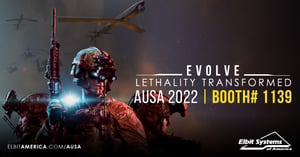 Elbit America will exhibit at the AUSA 2022 Annual Meeting & Expo, Oct. 10-12, 2022.